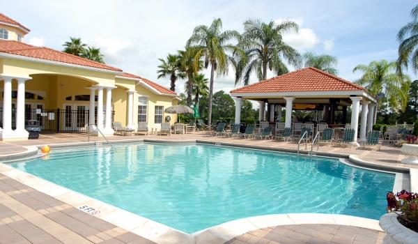 Club House Pool And Tiki Hut Emerald Island Resort Orlando Tiki Hut