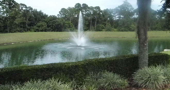 Water Fountain Emerald Island Resort Florida Water Fountain