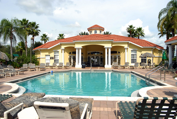 Club House Pool And Sun Deck Emerald Island Orlando vacation rentals Sun Deck