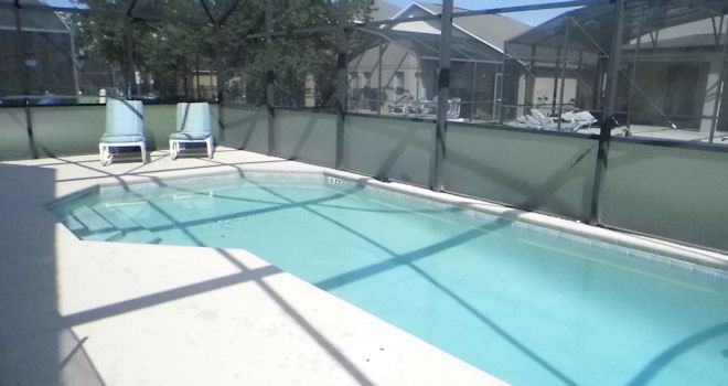 Florida Glass Around Pool Screen For Privacy 4 bed villa in Florida
